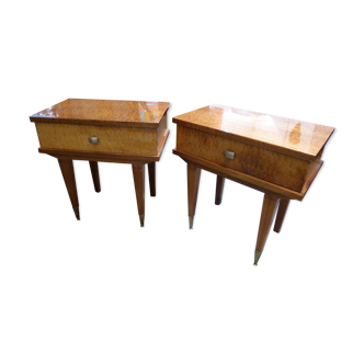 Pair of vintage bedside