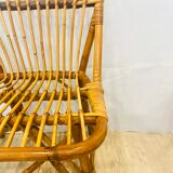 Bamboo chairs & rattan circa 60s/70s