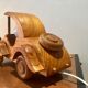 Wooden lamp from the 80