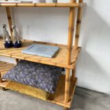 Large rattan shelf 1960