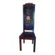 Chaise japonaise dossier haut