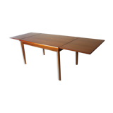 1960’s mid century modern Danish extending draw leaf dining table by AM Mobler