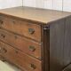 Late 19th century English oak chest of drawers