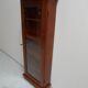 Antique oak display cabinet