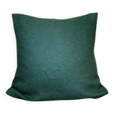 Coussin en laine vert sapin 40 cm