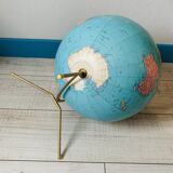 XXL World Map Globe - 1970s