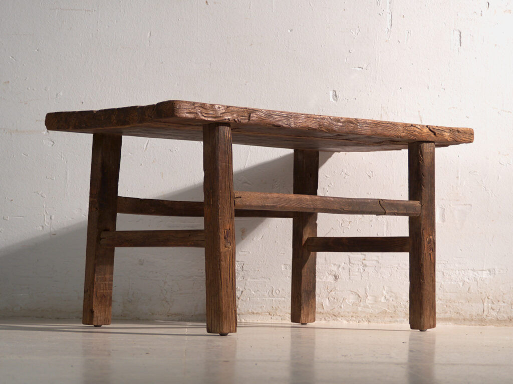 Antique pine coffee table – China, circa 1890