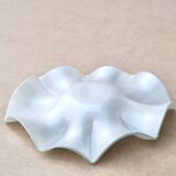 Empty pocket cup in pearly glass signed Pierre Cardin, 1970s