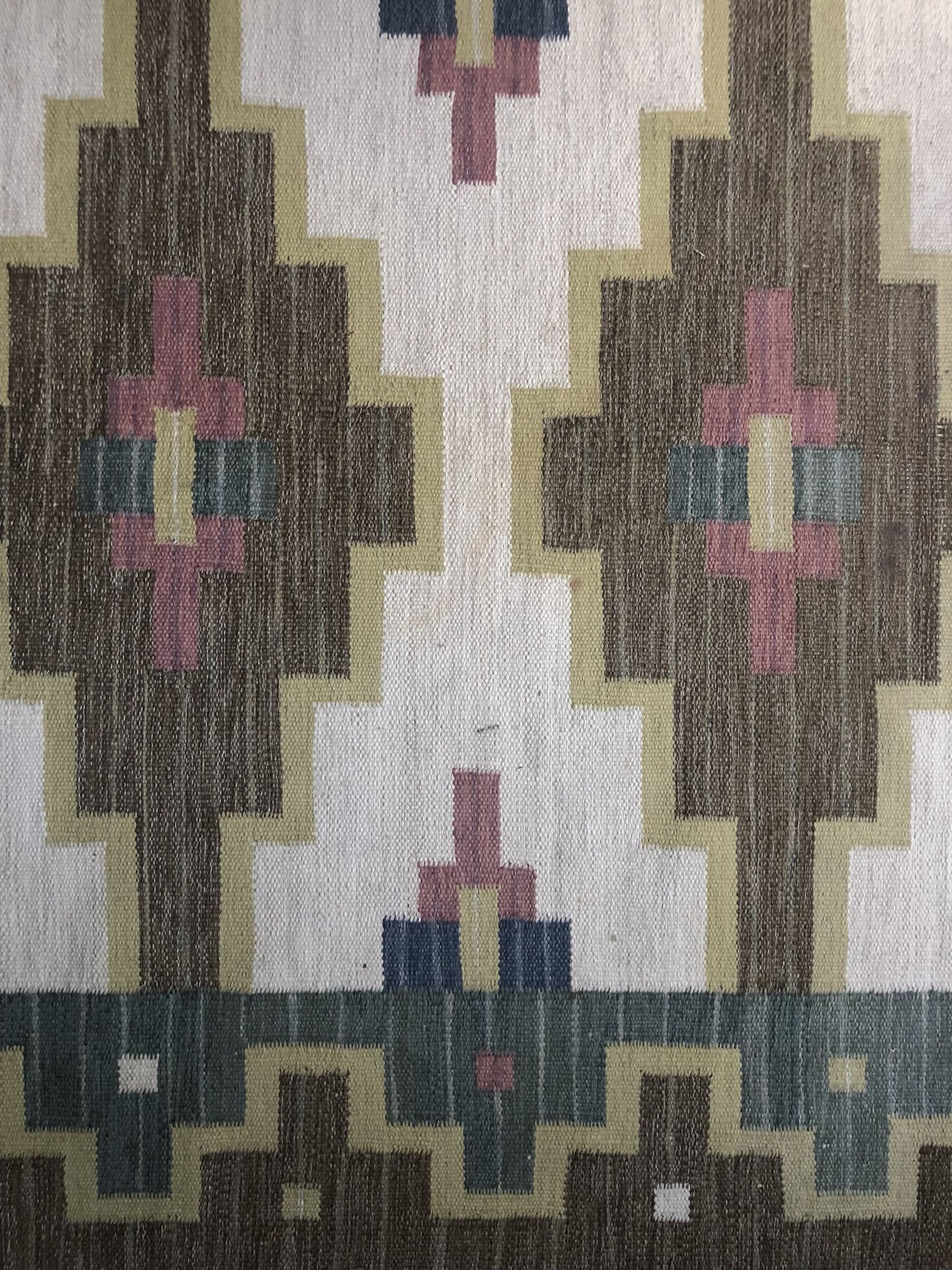 MidCentury Carpet Röllakan Sweden 1960s
