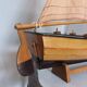 Wooden boat model sailboat