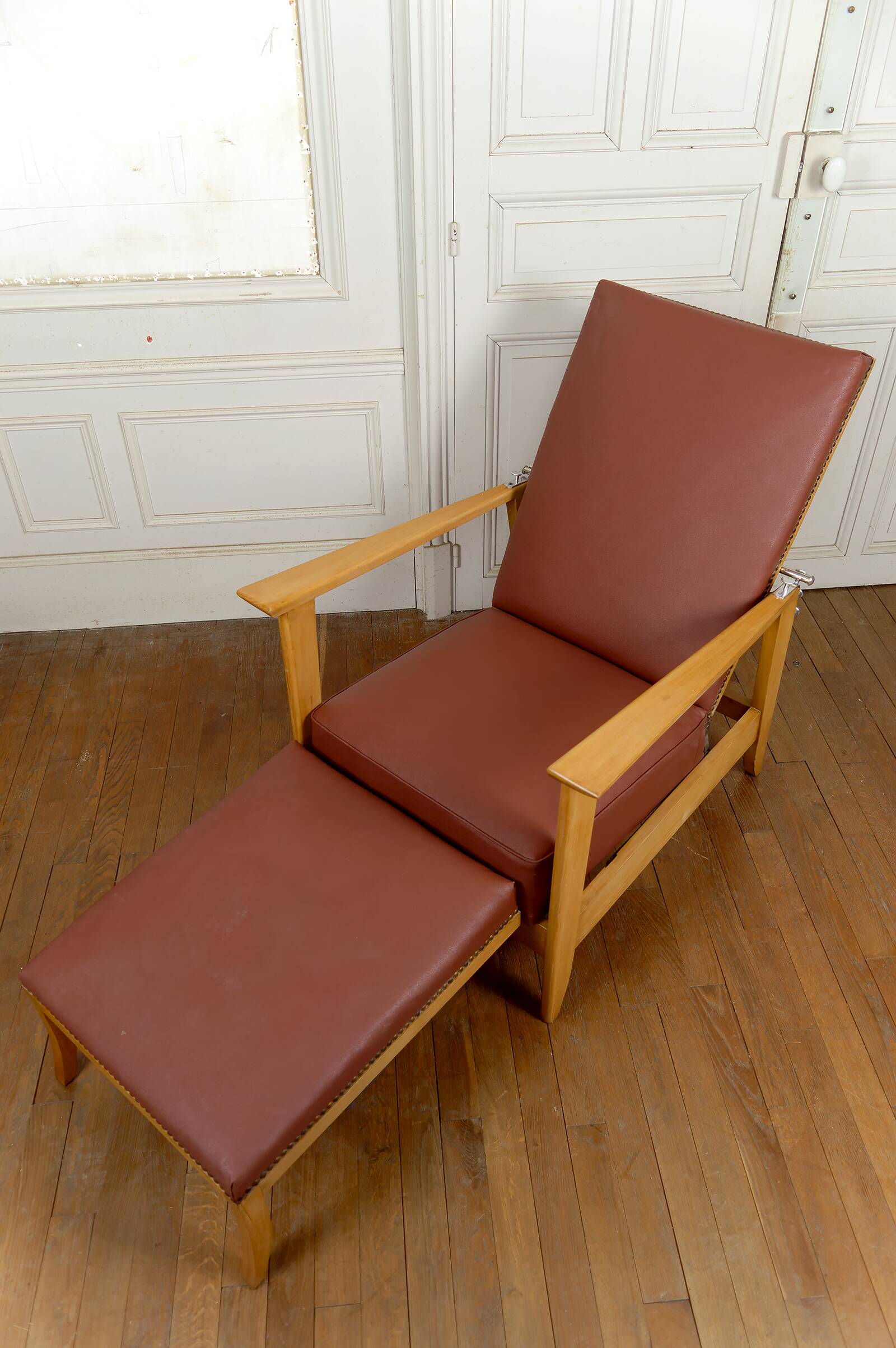 System armchair, Morris Art Deco chaise longue, France c. 1940