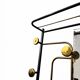 1960s modernist wardrobe. Gold lacquered metal.