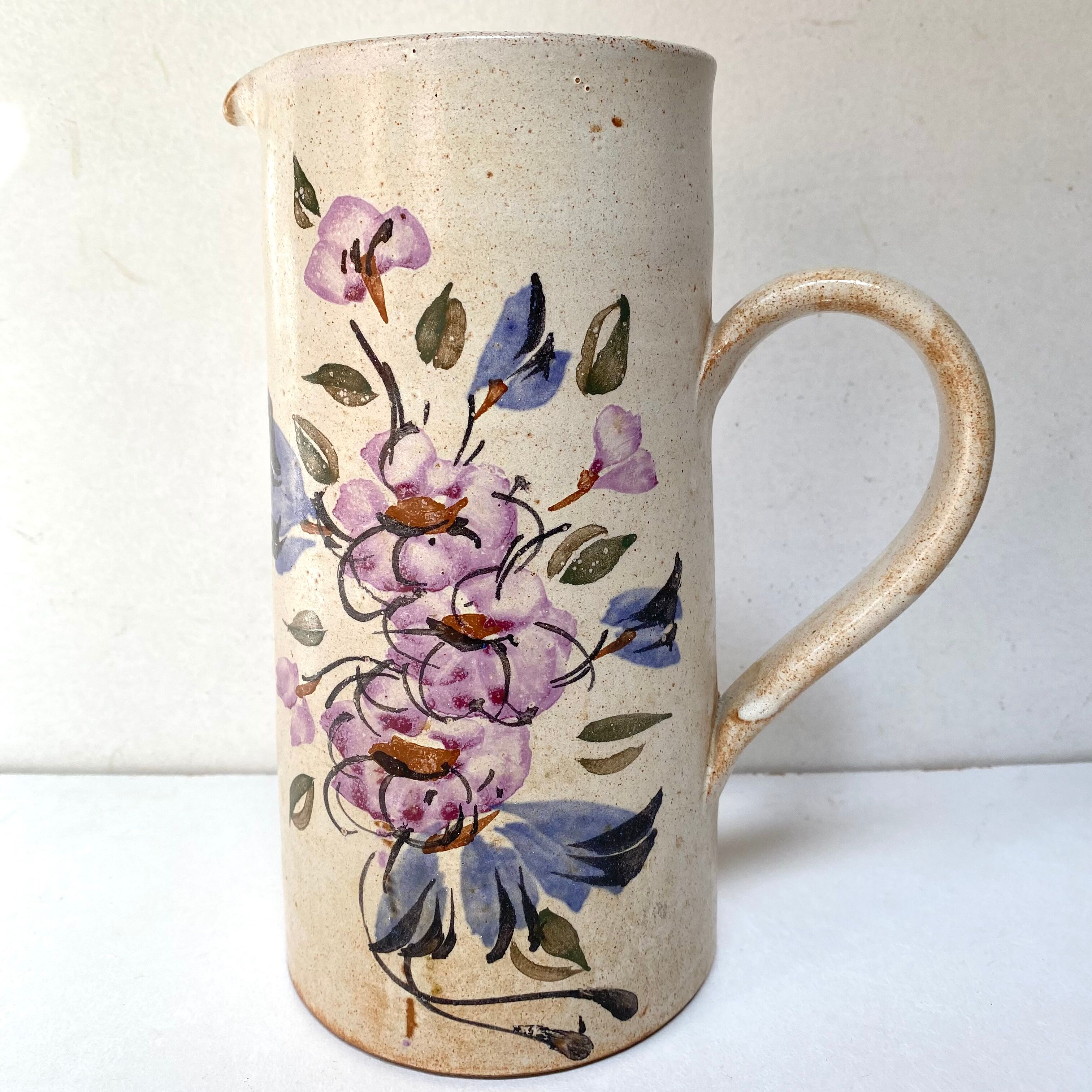 Vintage stoneware pitcher
