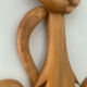 Vintage cat coat rack in solid pine from the 70s-80s.