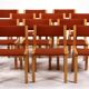 12 chaises Arne Jacobsen édition Fritz Hansen 1978 Danemark