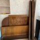 Art deco bed dating from the 30s in Ronce de Noyer