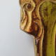 Plateau italien bois sculpté vintage