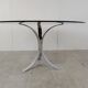 Vintage chrome dining table, 1970s