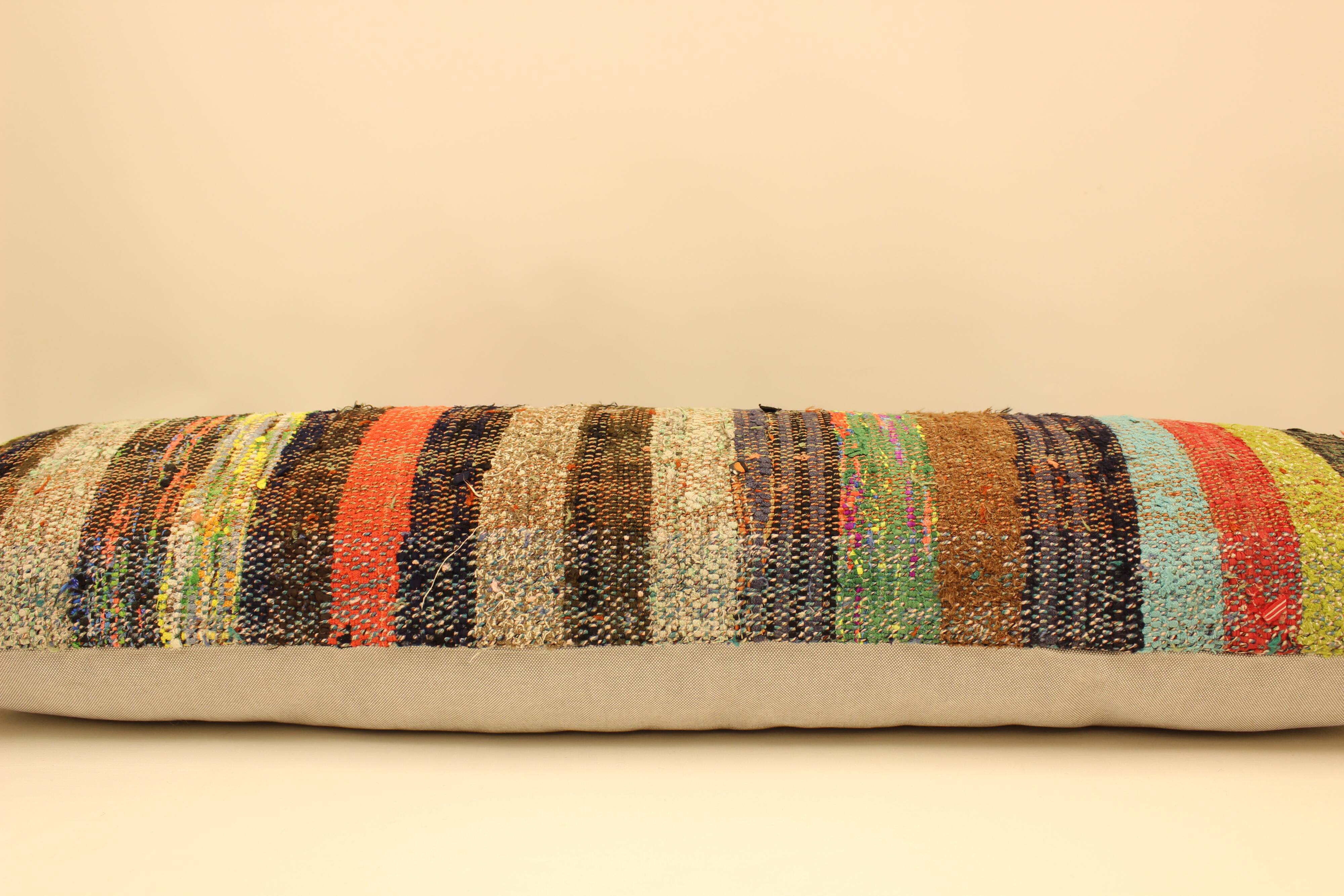 Turkish kilim cushion, 35x120 cm, by-660