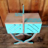 Vintage sewing cart