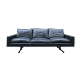 Leather sofa from the 70s chrome footing