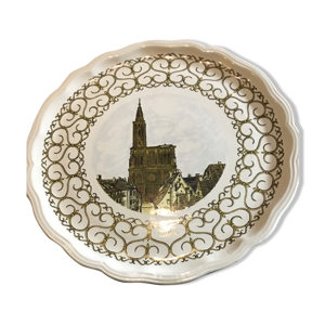 Plat luneville  signé
