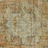 Turkish Anatolian Handmade Vintage Rug 262 cm x 180 cm