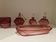 Flacons en cristal rose