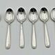 6 Christofle Dax model silver-plated teaspoons