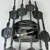 60s 70s Brutalist Wall Lamp Tom Ahlström & Hans Ehrlich Wall Sconce