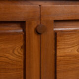 Seltz House solid elm sideboard, 1960s