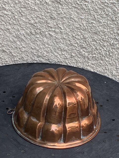 Copper kouglof cake mould