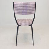 Set of 4 Italian Metal Dining Chairs, 1960's