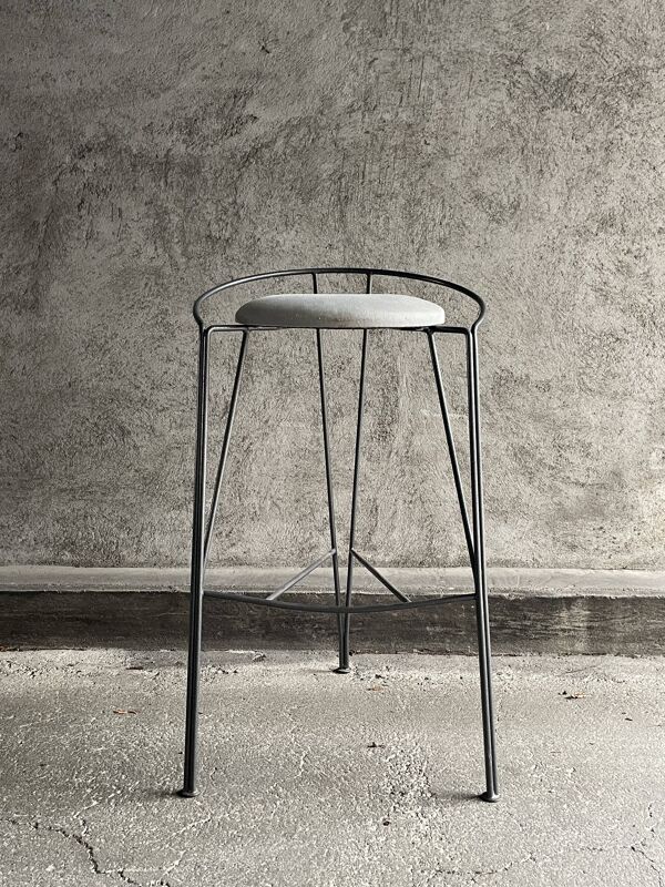 Tabouret de bar « lune d’argent » par Pascal mourgue pour Fermob