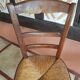 Paire de chaise paille bois 1900