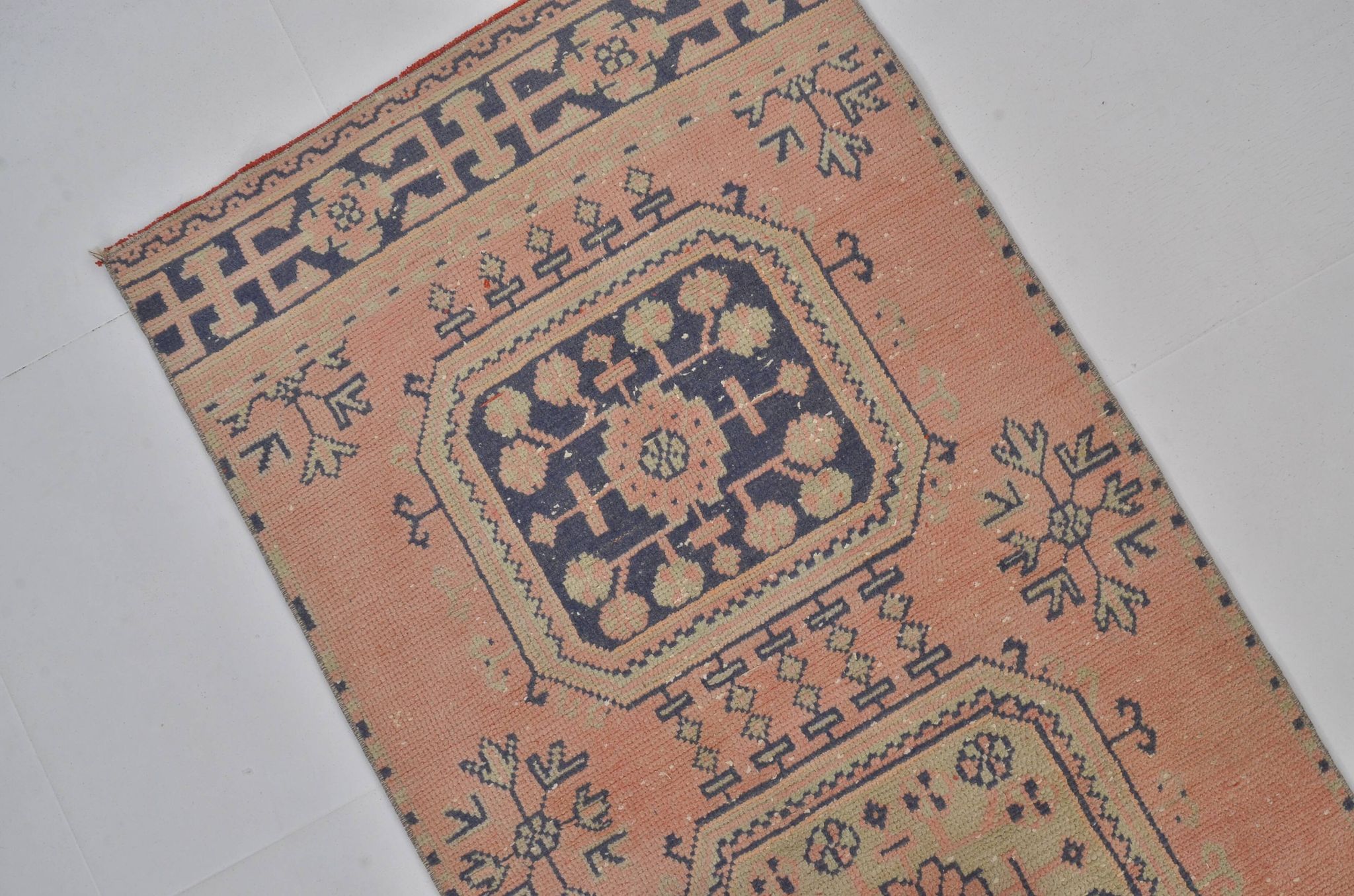 Tapis de couloir vintage turc 2482
