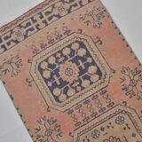 Turkish Vintage Runner Rug 2482