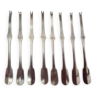 6 fourchettes Christofle pour crustacés