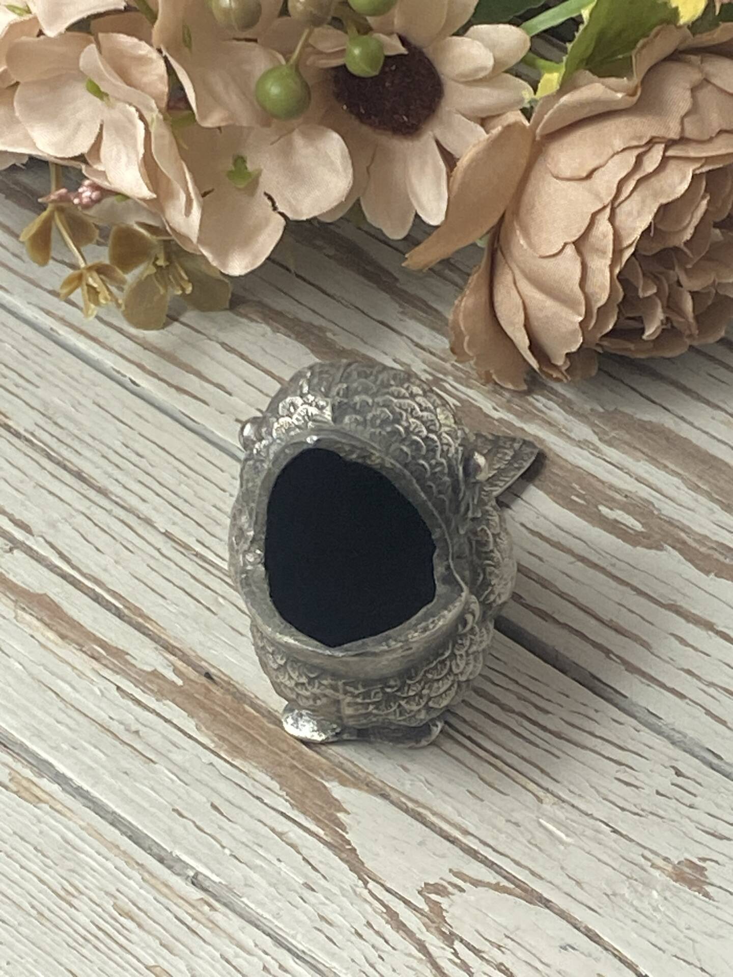 Silver-plated bird