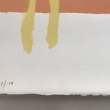 Pierre pallut, colors, circa 1973. original lithograph signed in pencil