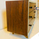 Children's commode, doll or mastery from the 1960s mahogany veneer.