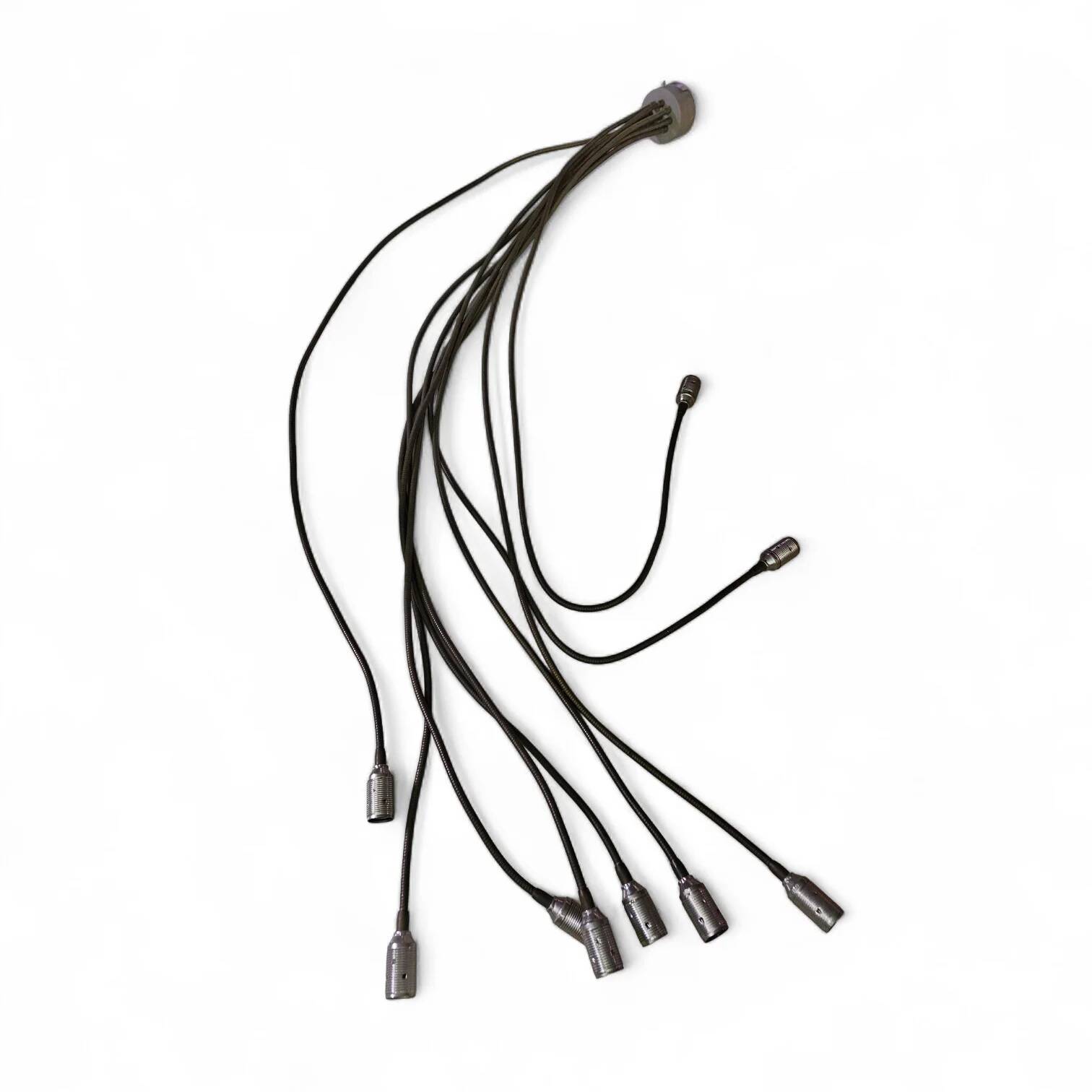 Catellani & Smith / early flexible Turciu 9 hanging lamp by Enzo Catellani / numbered