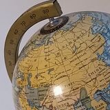 World map "Chad Valley" made in England 1950/60