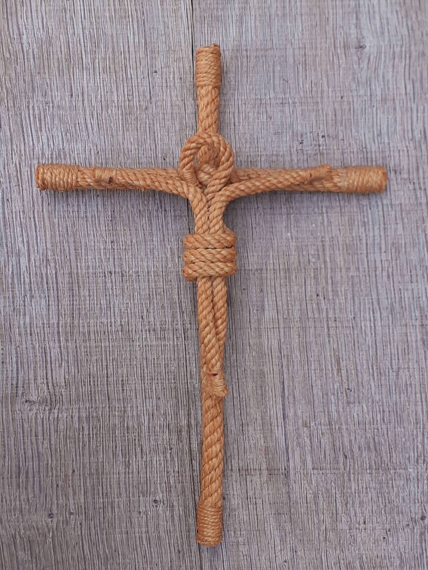 Christ in braided rope, year 50/60 attributed to Audoux-Minet.
