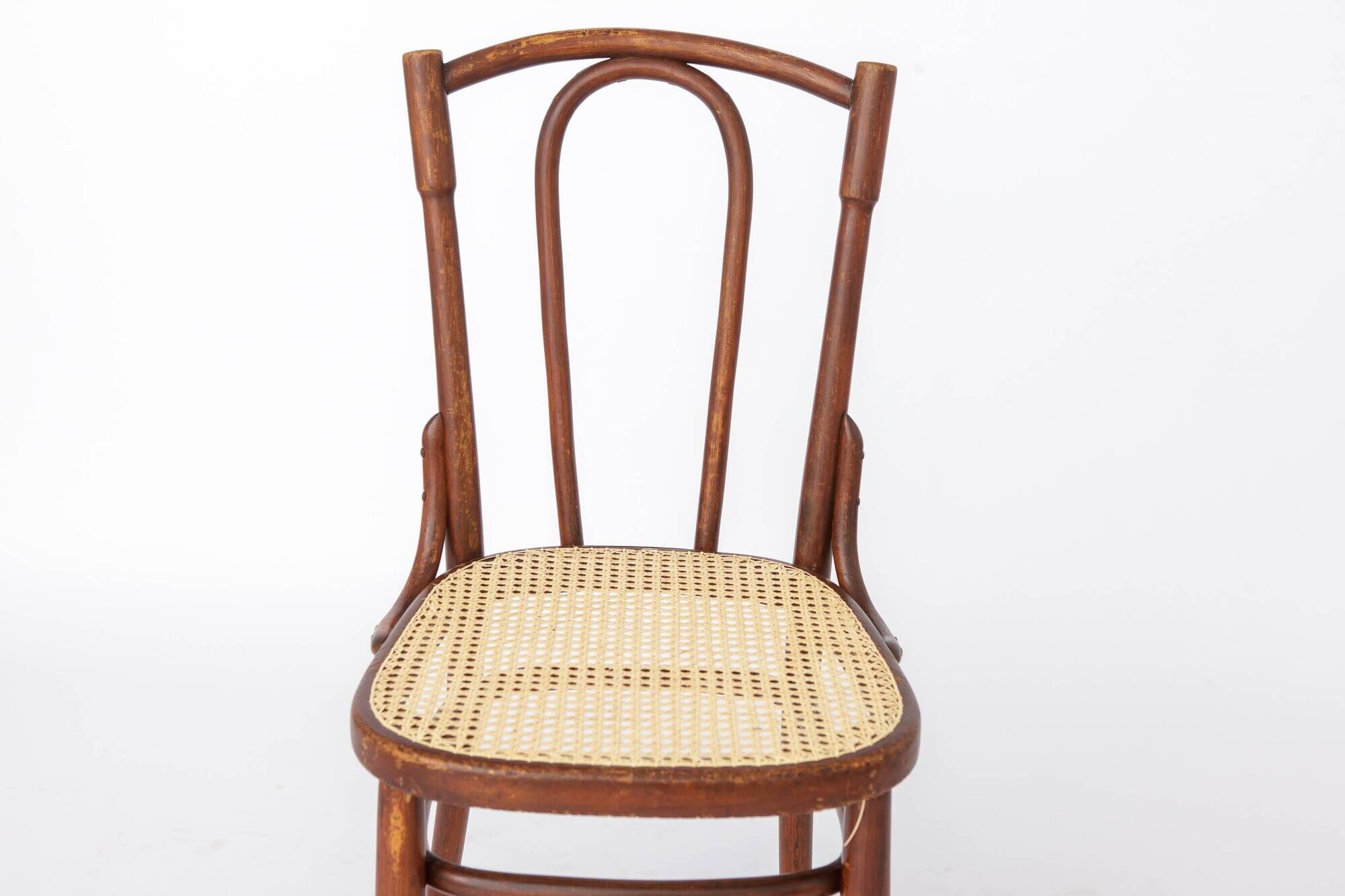Antique Bentwood Chair in the Style of Thonet No. 56 | Austrian Rattan 1930
