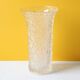 Pressed Glass Vase by Václav Hanuš / Libochovice / Czech Republic / 1970
