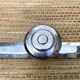 Chrome wall coat rack with 4 hooks, 40s-50s