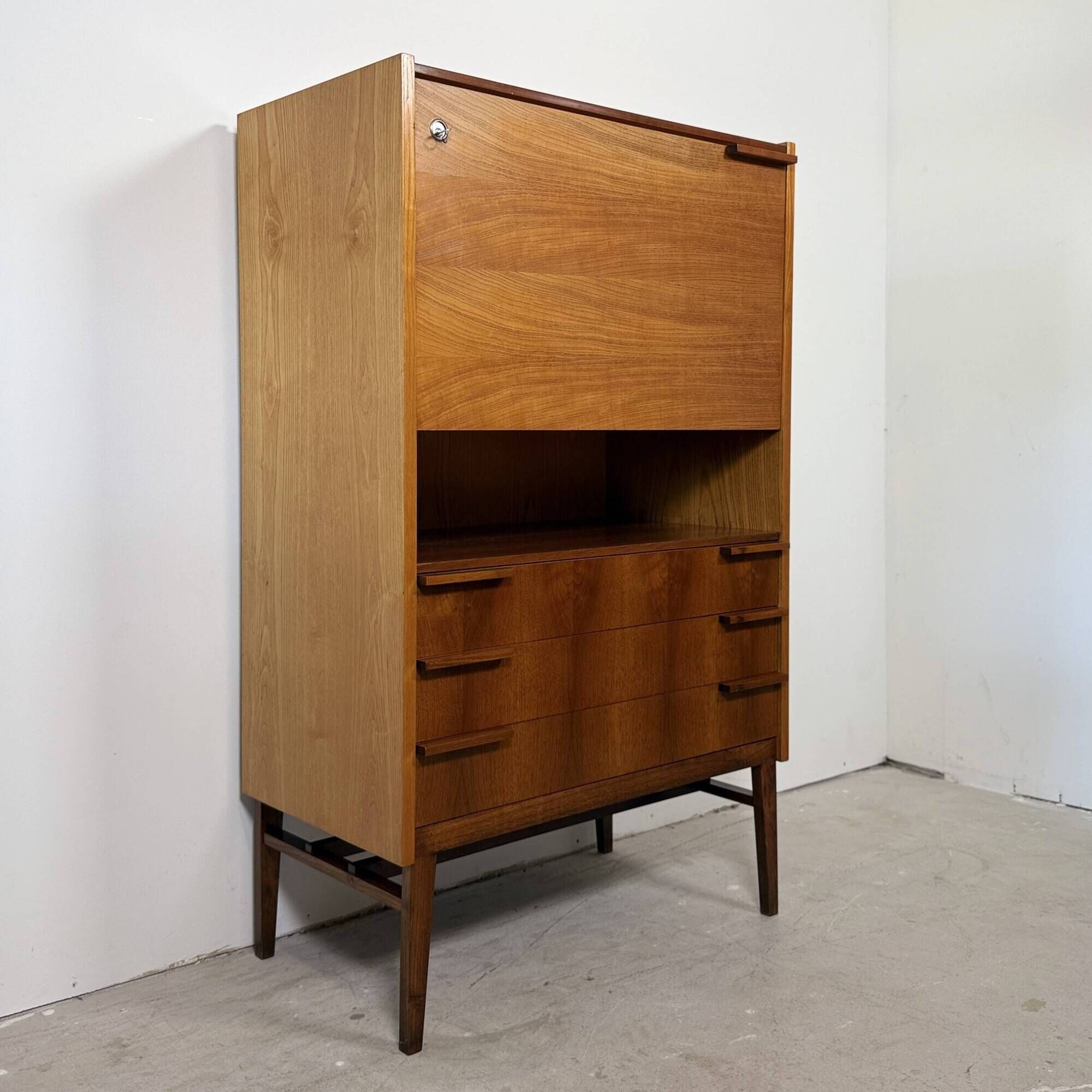 Secretary/Highboard, Frantisek Mezulanik for Up Zavody