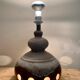 West Germany lamp stand with double lighting