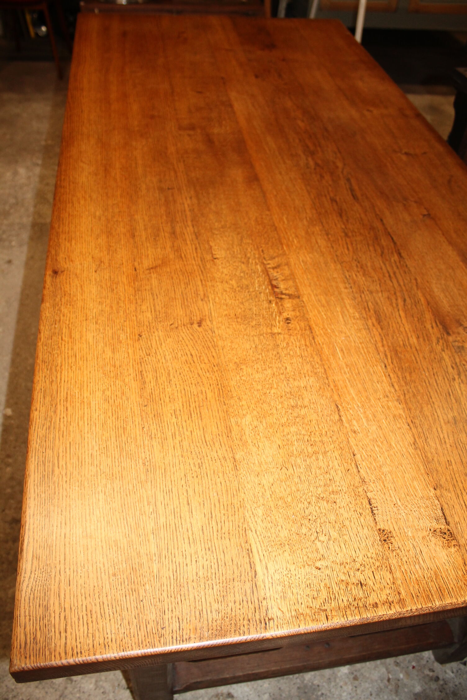 Oak farm table